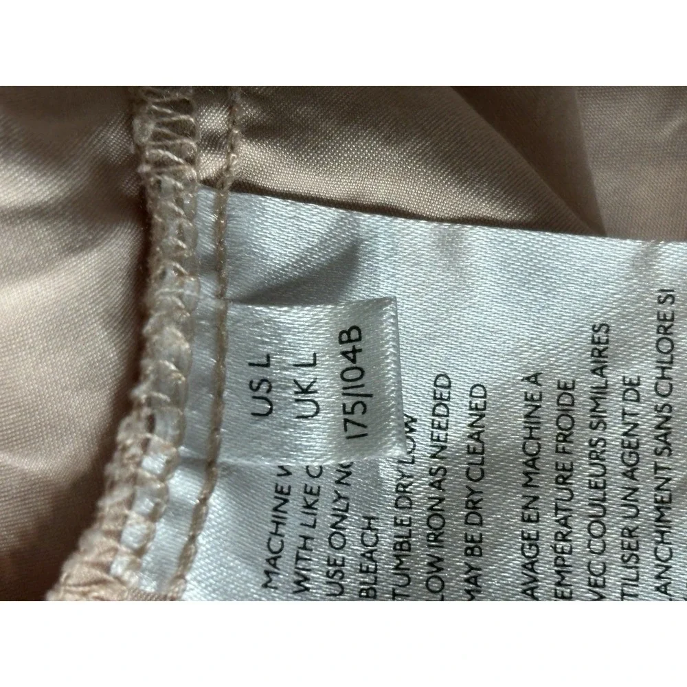 Free People Shirt Women Med Mauve High Low Oversized V‎ Neck Balloon Sleeve EUC